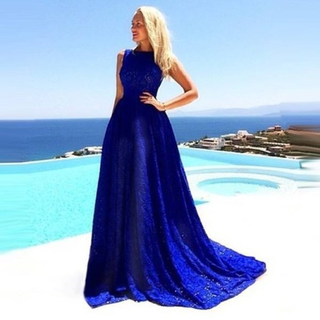 sd-1595235 dress blue